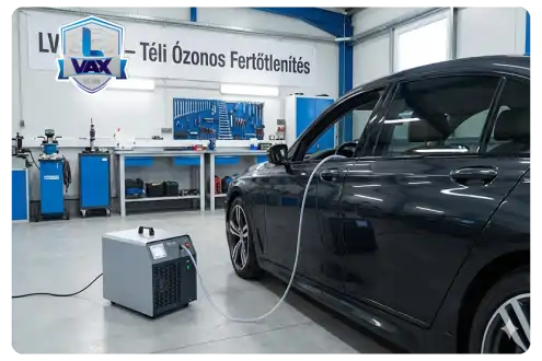 Két autó fóliázás alatt, az egyik sötétített üveggel